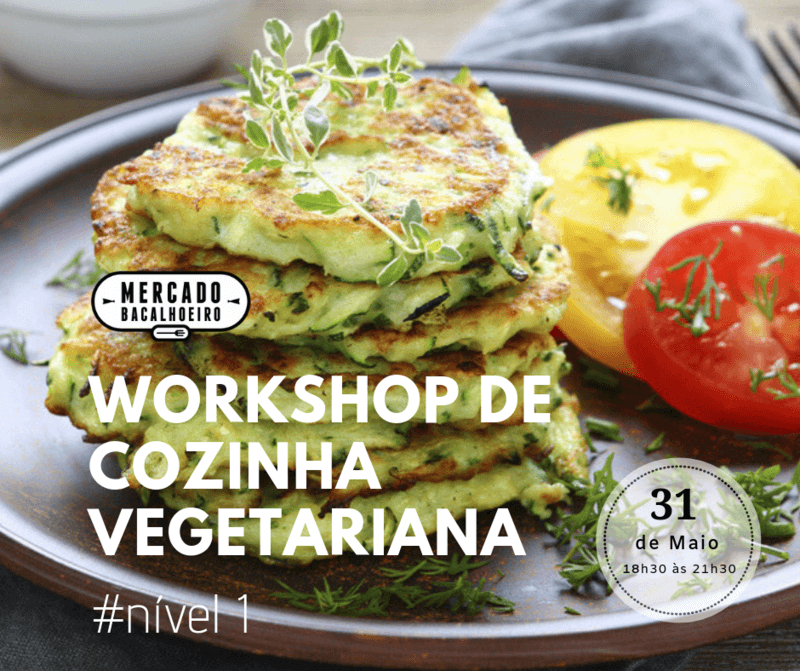 Workshop de cozinha vegetariana nível 1