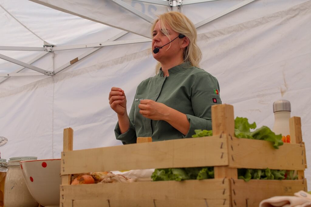 showcooking de cozinha sustentável